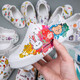 2025 Summer Children's Crocs EVA Lightweight Waterproof Cartoon Cute Beach Crocs for Children 25-35 Graffiti Rabbit 31