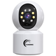 Conter4g à vie du trafic sans caméra de surveillance Home Monitor à 360 degrés sans angle mort avec vision nocturne Rotation automatique Vue panoramique intérieure peut parler à un téléphone mobile à distance sans Internet