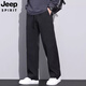 JEEP SPIRIT吉普军绿色工装裤男夏季2025宽松直筒美式休闲裤男款春夏款 9856杏色 XL