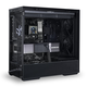 LIANLI联力鬼斧207D屏显版电脑机箱 黑色 ATX/玻璃侧透/支持360水冷/预置4把风扇/6吋LCD屏