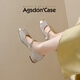 
Agsdon Mary Jane Women's Shoes in autumn new Chinese style pearl shallow mouth single shoes with skirt single shoes P551275 Apricot 37