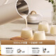 BRUNO wall-breaking machine soymilk machine mini household fully automatic multi-functional dry bean direct beating mini low noise new model 316 ivory white 0.8L