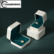 Qianjun FANXI Jewelry Box PU Leather Suede Interior Ring Box Earring Necklace Bracelet Storage Box Jewelry Gift Box Large Necklace Box-H16805