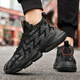 
Changxiang Huili men's shoes in summer new breathable thin lightweight mesh shoes versatile casual dad shoes outdoor running sports trendy shoes RF-9909 black gray 42
