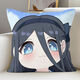 
Beizu Gui Fang Jia Dayi pillow blue file Baizi Baizhou Ziweihua peripheral Q version game peripheral cushion pillow BZ1283 Hina 45x45 cm (pillow case + pillow core)
