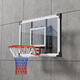 Jiating para adultos en el marco de baloncesto montado en la pared para el entrenamiento de rebote en el círculo de baloncesto eléctrico al aire libre Modelo de actualización de actualización interior. Se puede deducir el mismo modelo de rebote templado (ampliado) con manejo a mano 13882cm