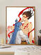 Yonghuan 2025 new Nezha 2: Demonic Child's Dahai Digital Oil Painting Ao Bing Hand-painted Filling and Coloring High-Precise Painting LL12127 Acrylic Painting + Professional Oil Canvas + Multiple