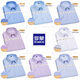 Romon shirt men's 2025 summer short-sleeved tops men's work wear formal wear for work clothes, anti-warm business casual shirt men official flagship store 829-2 purple small grid [short] XL 40 [130-140Jin [Jin equals about 0.5 kg]]