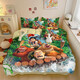 Cartoon All-Cotton Bears Bears apparaissant dans les enfants, garçons et filles en trois pièces Dormitory Dormitory Four Set personnalisable 3891V Single Quilt Cover (220240cm)