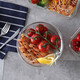 Lock Lock (Locknlock) [Kitchenware 618] Lunch de vidrio Microondas Fruit Freshness Box Lunch Box LLG831O_650ML