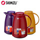 清水（SHIMIZU）清水SM-1391-100-150玻璃内胆保温壶瓶胆热水壶家用保温保冷暖壶 黄色1.0l