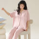 Kaizitu Modal women's pajamas and home clothes set comfortable short-sleeved trousers for outside wear 12109 [Soft Modal, breathable and comfortable] M [90-100Jin [Jin equals 0.5 kg]]