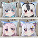 
Beizu Gui Fang Jia Dayi pillow blue file Baizi Baizhou Ziweihua peripheral Q version game peripheral cushion pillow BZ1283 Hina 45x45 cm (pillow case + pillow core)