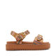 STEVE MADDEN Girls Gal Wedge Sandals Cognac Multicolor 13 Little Kid