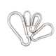 Baige safety hook outdoor carabiner safety buckle quick connection ring with female connection buckle safety buckle 7cm spring buckle 2 pieces CW557129