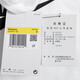 Nike (NIKE) women's big hook contrasting color sports suit 2025 summer jogging fitness training suit trendy casual clothes pure cotton white short-sleeved T-shirt top L