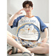 Liu Chaobu Pajamas Pajamas Pajamas Algodón de algodón de verano 2025 Nuevo adolescente delgada Caricomunidad de alumno gran tamaño WB-1343 M pequeño adecuado para aproximadamente 155 cm de altura y peso 80-