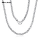Miss JuJu pt950 platinum necklace men's high-quality platinum square dense card chain shiny car flower trendy men's plain chain All Specifications are based on the actual weight and the amount will be refunded if the amount is less.