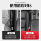 座椅缝隙塞条汽车夹缝防漏防掉储物车载好物收纳盒神器内饰用品 正副驾一对装【神秘黑】