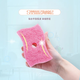 Miaojie hanging sponge scouring pad 1 piece set with hanging suction cup