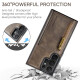 Adecuado para Samsung Galaxy S23 Case de teléfono magnético Ultra Wallet S23+ Full-Fall S23FE Protective Case M5 Serie [Black] Samsung Galaxy S23