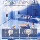 Lichuangzhi 300-square-meter whole-house cooling | Power-saving patented electric fan, silent bedroom household floor fan, air circulation fan, ultra-quiet air conditioning fan, refrigeration fan, first-class energy efficiency, flagship remote control model, dominant air volume, 16 seconds reduction, whole house cooling