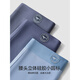 Septwolves Men's Ice Silk Boxer Underwear Graphène Baspighable and Markless Boxer Pantal