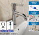 Toto Basin Faucet TLG11302B11301B Basina de lavado para la cuenca de lavado para el grifo de agua fría y caliente
