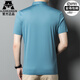 AJGNEAMAIN Italian light luxury T-shirt short-sleeved POLO shirt men's summer thin business casual solid color skin-enhancing and breathable men's clothing 9859-Shallow coffee [no traces and no iron] S 165/84A [recommended 100-110Jin [Jin equals 0.5 kg]]