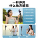 Stand de teléfono móvil Selfie Stick Gimbal [Vlog Shooting] Smart Four-Shake Recording Video Broadcast en vivo Fotografía giratoria de 360 ​​grados Trípode corto Video de Internet Celebridades Anchor 1.8 metros [Negro] Luces duales/Axis de acero/carbono/Bluetooth Control Remote Control Remote