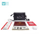 Ni Zhier Antift Passing Antift Brussage RFID Passeport Sac de rangement Voyage Portable Portefeuille Carte Certificat Intégration Certificat Maison Enregistrement de la maison Grille Black 360 Full Full Package RFID Antifl