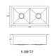 Kohler K-3881388397830T-FP-NA Porris Hülle Küche Wasser K-3881T-F/P-Na