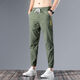 Joeone Summer Ice Seide Casual Hosen Herren loser und evergrande schnell trocknende dünne Sporthosen Atmungsaktivem Sommer 838 Blau + 838 Grau [zweiteiler] 3xl [150-165Jin [Jin gleich 0,5 kg]]