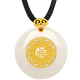 Liuguifu Jewelry Gold Pendant Xiangyunfu Buckle Gold Inlaid Jade Pendant Gold Jade Necklace Pendant HT0600026 Pricing