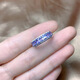 Zhio Ring Super Flash Natürliche Tansanit Stein Ring Noble Tansania Blau S925 Sterling Silber Inlay Fabrik Wohlfahrtsring Platin Gold Inlay Nr. 13