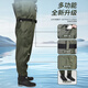 Xionghuo adult waders 3D nylon thickened waders 41 yards waterproof one-piece rain pants for sea fishing waders