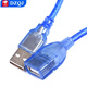 DZQJ USB2.0 data cable male to female male to male extension cable 0.5m/3/5/10m shielded magnetic ring blue blue line male to male 1.5m