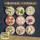 Imported sugar-brown rice cakes without extra added wheat puffing casual snacks gluten-free RICE CAKES Buckwheat flavor 120g shot 3 get 1 free shot 3 pieces
