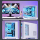 Jingtian Core i5-14600KF/RTX5070 12G/32G/1TB solid-state WIFi6 desktop computer complete PC design e-sports game console national subsidy 20%