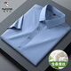 Woodpecker Mente à manches courtes avec une soie de mûrie, une chemise décontractée de style Summer, une chemise sans mousse à demi-mandellette anti-rides, gris-vert, gris-vert M 3890-115Jin [Jin est égal à 0,5 kg] usure
