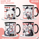 Puban Mingchao Zanni Xiakong Cup Peripheral Anime 2D Game Peripheral Water Cup [Weiße Hand] DR6198 Exquisite Tasse [Single Cup + Löffel + Tasse Deckel]