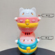 Shantoulin Village Fun Music Tumbler Cambiará Face Cat Toys Baby Toys Toys Teldes Toys Toys Meibeile Face Tumbler Dogs Pink