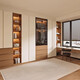 Sofia's whole house custom-made wardrobe, bedroom furniture, custom-made large wardrobe, light luxury cloakroom, flat door wardrobe storage cabinet, deposit (photos will be taken first for auction)