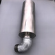 
XMSJ stainless steel 1 inch 12154 inch vortex air pump vacuum pump blower high pressure fan muffler muffler 12 external thread muffler 4 minutes