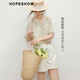 
Red sleeve retro chiffon shirt 2025 summer new women's clothing [Ink-dyeing Nishiki] smudged ragdoll lace-up round neck top Papyrus color 214 L