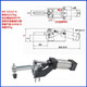 致荟树气动夹钳 压紧器 WDC GH- 12130-A 12132A 机械手自动化气缸夹具 12137 压臂长150
