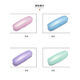 
Najia Ge glasses box Sliding type plastic box transparent anti-pressure portable presbyopia glasses box simple storage box blue 2 pieces
