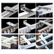 Vorhangstrecken-Schnappschüsse [3899 Menschen gelobt] Installationscode-Zubehör-Halterung Fixierung Clip Old Style Side Mounted Top Stange Straight Rail gebogene Schiene Edelstahl Doppelfeder doppelte Top 6
