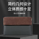 BIMLL BAlcantara汽车夹缝收纳盒椅缝夹车载储物盒置收纳盒车内座椅内饰 9002黑色+黑:新款储物盒