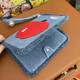 Tagi Apple Passport Clip Travel Dokument Passportschutzfall Pingping einer Ankündigung Denim -Kartenfall Netter Speicherpingping einer Ankündigung